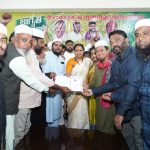 صدر ضلع کانگریس کمیٹی ورنگل نامزد کئے جانے کے اعزاز میں محمد ایوب کی 14ویں ڈویژن میں تہنیتی تقریب ۔