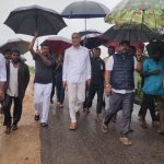 Minister Damodar Rajnarasimha Reviews Flood-Hit Areas in Medak District